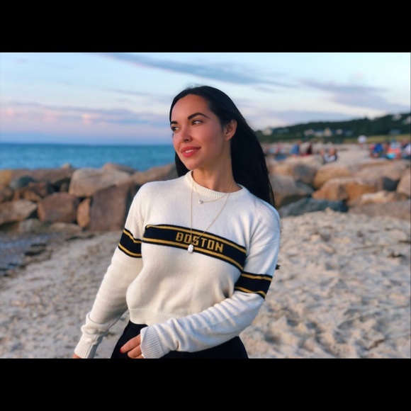 Brandy Melville Sweaters - BRANDY MELVILLE BOSTON SWEATER OS